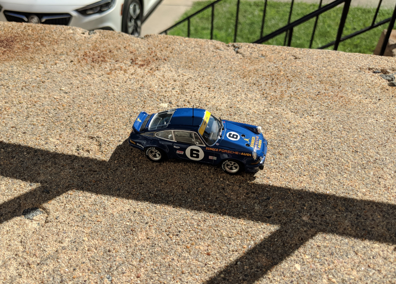 Illustration for article titled Blue Monday: 1973 Porsche 911 RSR
